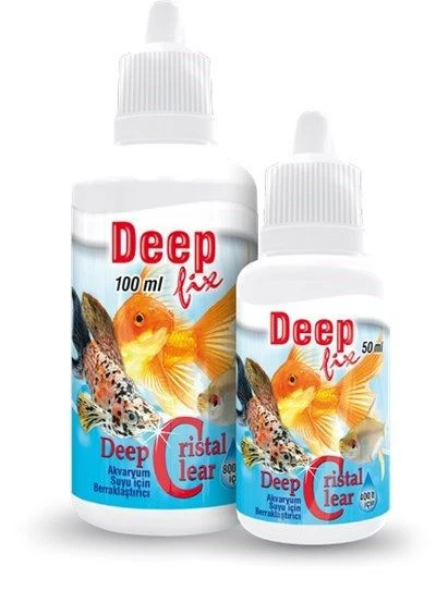 DEEP FİX CRYSTAL CLEAR (SU BERRAKLAŞTIRICI ÇÖZELTİ) 50ML