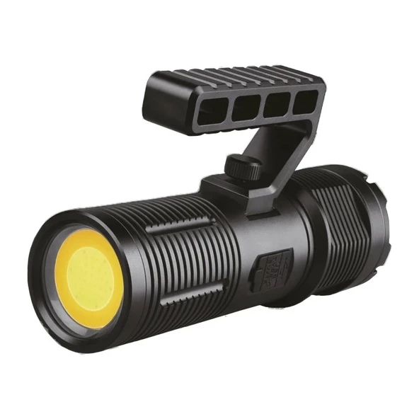 PANTHER 40W Şarjlı Ledli Profesyonel El Feneri 10.000Lm 3,7vX4 Adet Pil - 4