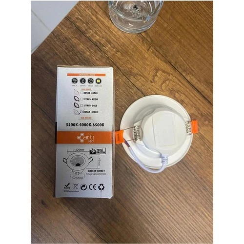 Ares Group 7W 3 Renk Spot Lamba (3200K-4000K-6500K) - Resim 3