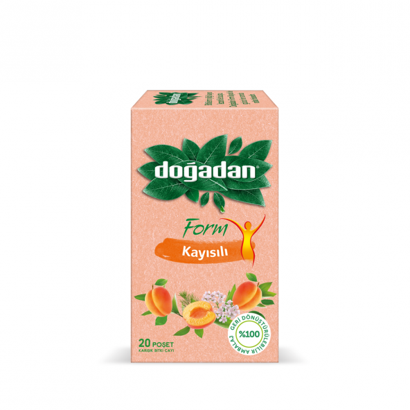 Doğadan Form Bitki Çayı Kayısı 20li