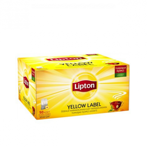 Lipton Yellow Label Bardak Poşet Çay 50x2 Gr