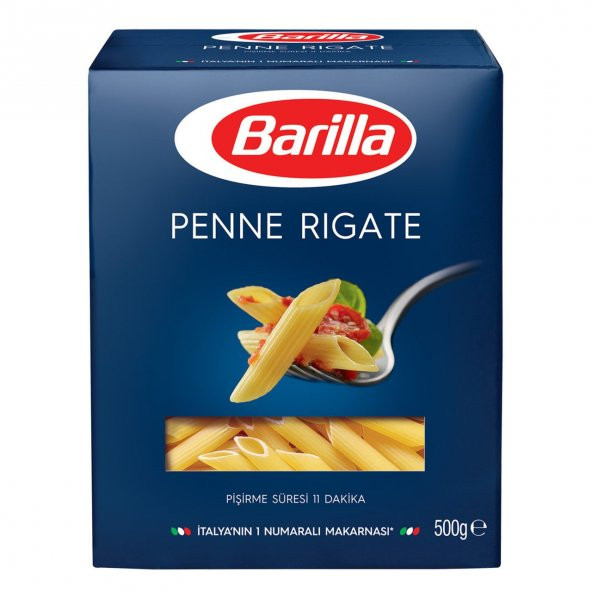Barilla Penne Rigate Makarna 500 Gr - 1