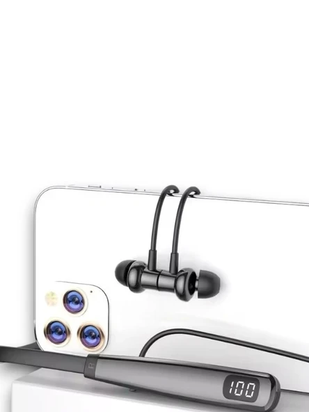 Y12 KABLOLU KULAKİÇİ SİLİKONLU BLUETOOTH KULAKLIK - Resim 2