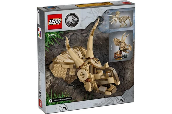 LEGO Jurassic World 76969 Dinosaur Fossils: Triceratops Skull - 2