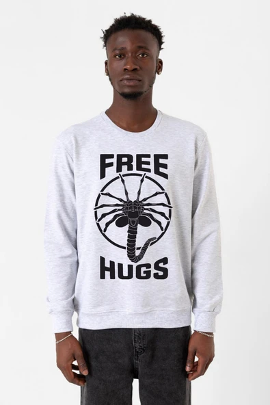 Free Facehugger Hugs Karmelanj Erkek 2ip Sweatshirt ürün görseli