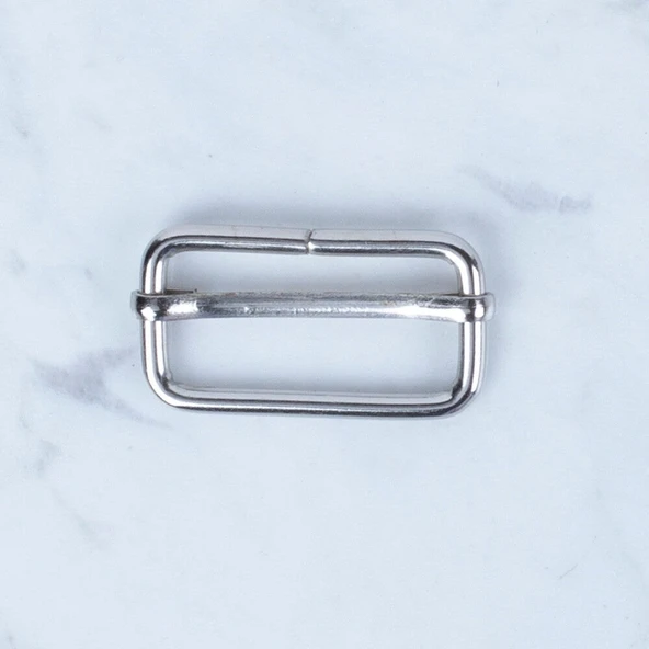ZAYKA Gümüş Metal Toka Sürgülü 2 li Paket
