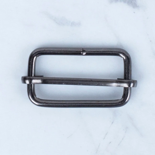 ZAYKA Siyah Metal Toka Sürgülü 2 li Paket