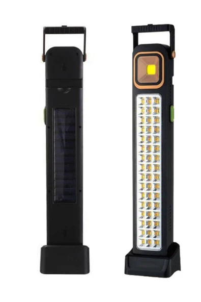ZAYKA® 5 Fonksiyonlu Güneş Enerjisi İle Şarj Olabilen 48 Ledli Işıldak,Aydınlatma PR-3838 - 2