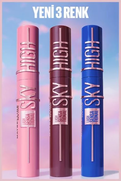 Maybelline New York Lash Sensational Sky High Burgundy Haze Maskara - 4