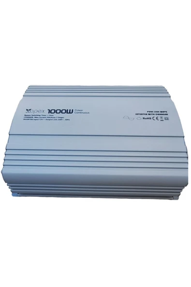 1000W Şarjlı Tam Sinüs İnverter 12V UPS Yatek Karavan Tekne