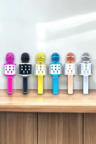 Taşınabilir Bluetooth Karaoke Mikrofon: Hafıza Kart Girişli, Etkileyici Performans - 3