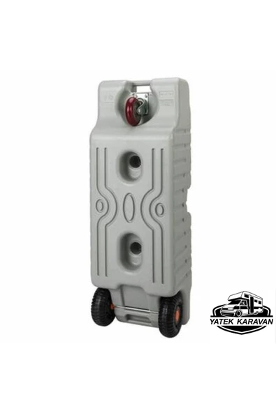 Portatif Tekerlekli Su Tankı 75L, Göstergeli Yatek Karavan Tekne - Resim 2