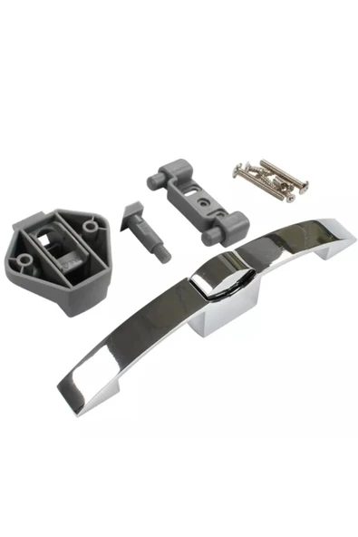 Basçek Kulp Dolap Kilidi Parlak Yatek Karavan Tekne