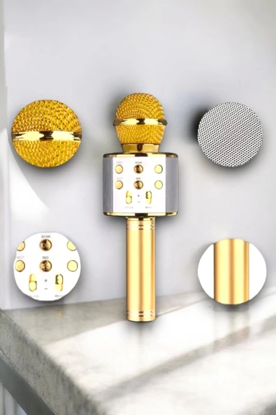 Taşınabilir Bluetooth Karaoke Mikrofon: Hafıza Kart Girişli, Etkileyici Performans - 2