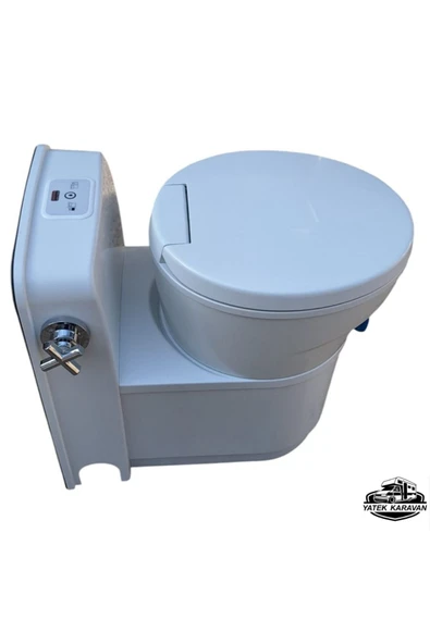 El W5000 Et Kasetli Tuvalet Taharet Musluklu Yatek Karavan Tekne - 5