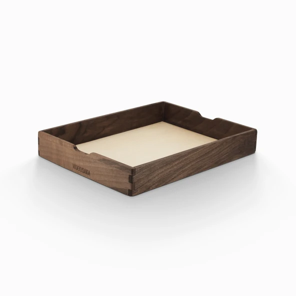 Woodsaka Yoi Ayarlanabilir Masaüstü Organizer & Aksesuar Kutusu - Ceviz - 6