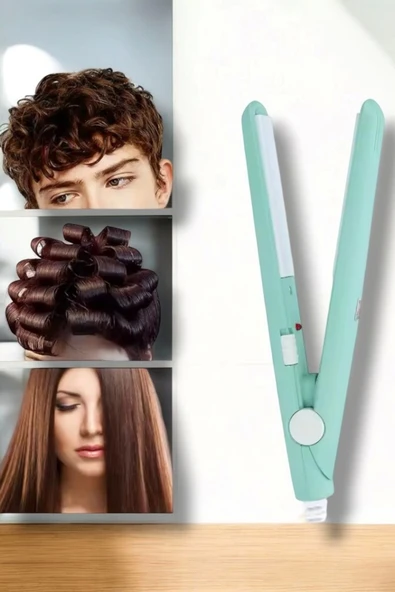 Kompakt ve Hafif: Elektriklenme Karşıtı Mini Saç Düzleştirici - 3