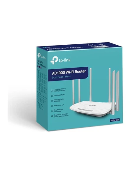TP-Link Archer C86 4 Port 1900 Mbps Router - teşhir - 4