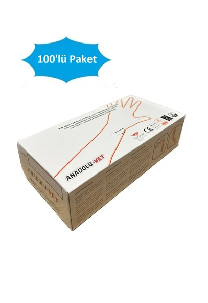Anadolu-Vet 100'lü Suni Tohumlama Eldiveni. 90 cm ( 100 Adet ) Lastiksiz Model - Resim 3
