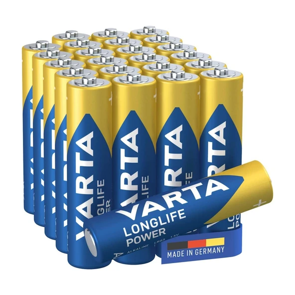 Varta Longlife Power Alkalin Pil İnce AAA 24 lü Pvc Kutu - 2