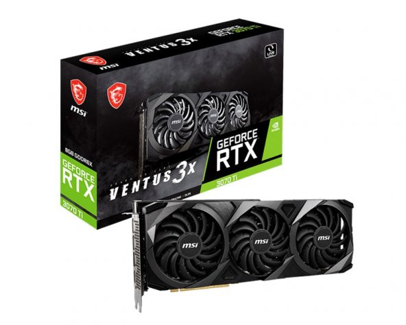 MSI GeForce RTX 3070 TI Ventus 3X 8G OC GDDR6 256B