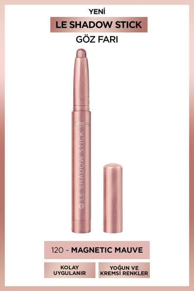 L'Oréal Paris Le Shadow Stick Göz Farı - 120 Magnetic Mauve