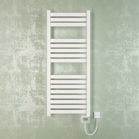Morus Elektrikli Havlupan G:50 Cm Y:120 Cm Eht-lc Elektronik Termostat Beyaz