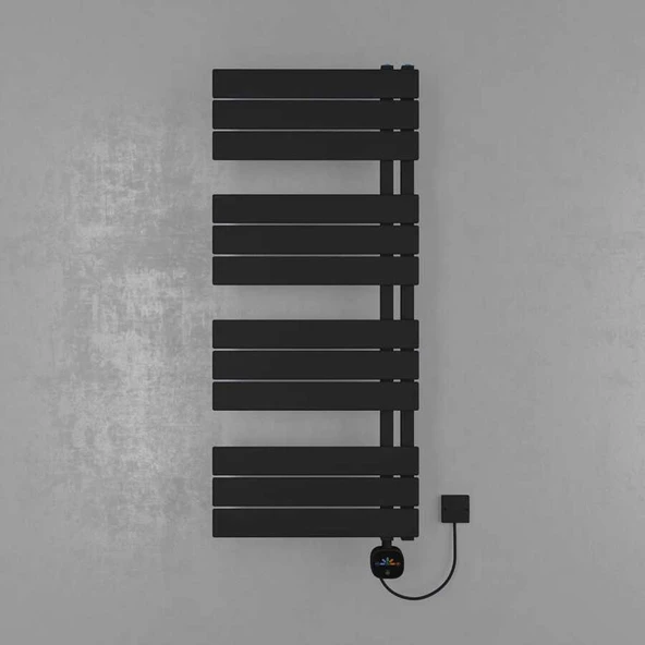 Malus Elektrikli Havlupan G:50 Cm Y:115 Cm Eht-ac Elektronik Termostat Siyah