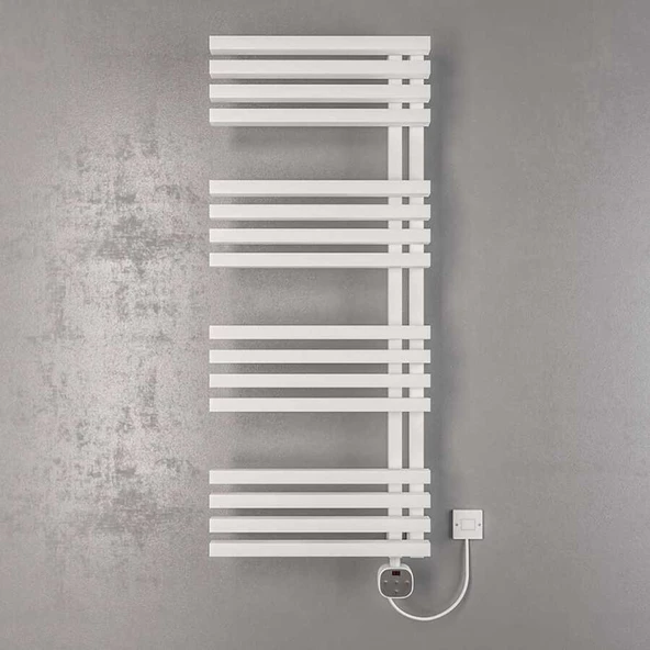 Linum Elektrikli Havlupan G:50 Cm Y:120 Cm Eht-dc Elektronik Termostat Beyaz