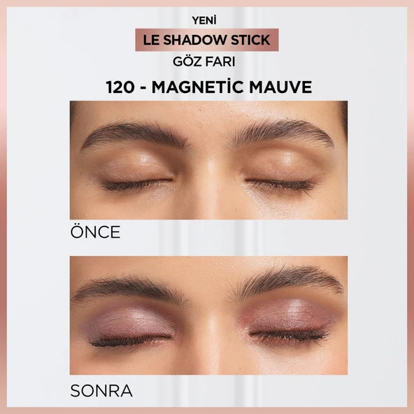L'Oréal Paris Le Shadow Stick Göz Farı - 120 Magnetic Mauve - 2