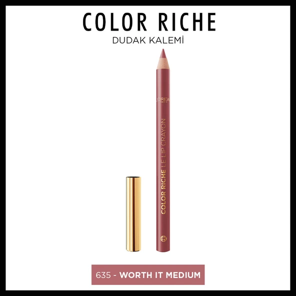 L'Oréal Paris Color Riche Dudak Kalemi - 635 Worth It Medium