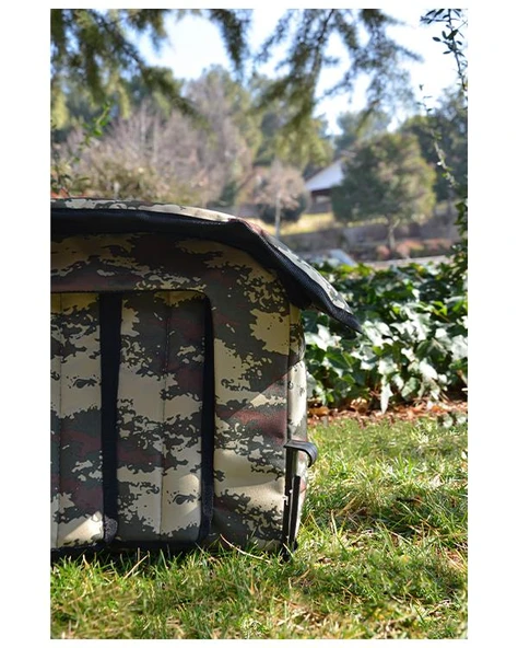 Yuga Kamuflaj Desen Kedi Evi Isı ve Yağmur Korumalı - 5