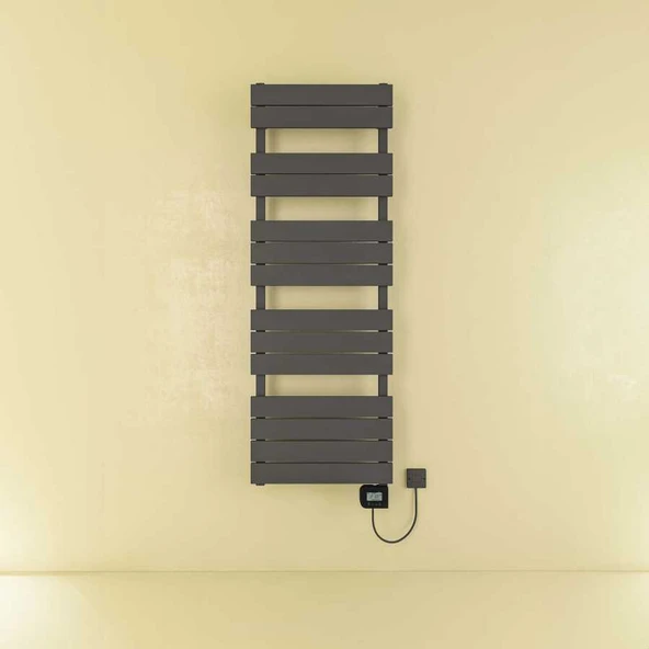 Silena Elektrikli Havlupan G:50 Cm Y:140 Cm Eht-lc Elektronik Termostat Antrasit