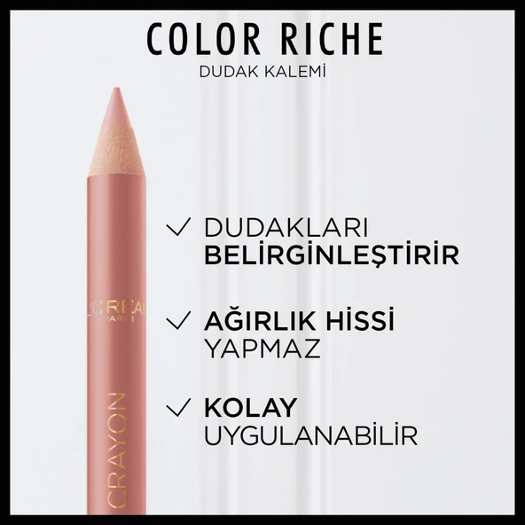 L'Oréal Paris Color Riche Dudak Kalemi - 601 Worth It - 2