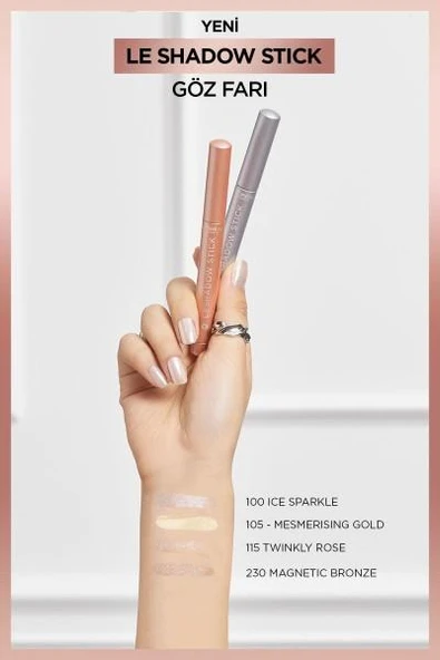 L'Oréal Paris Le Shadow Stick Göz Farı - 230 Magnetic Bronze - 7