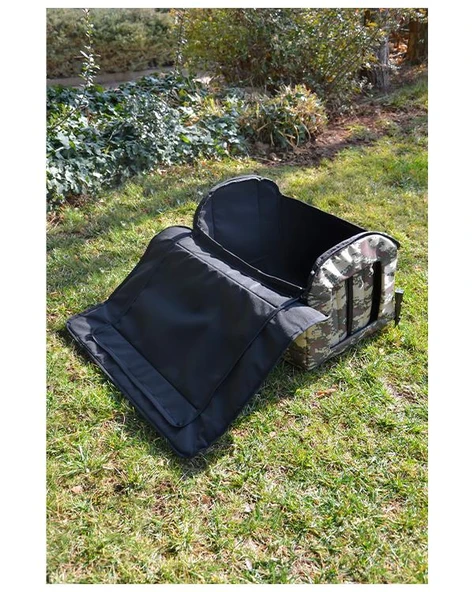 Yuga Kamuflaj Desen Kedi Evi Isı ve Yağmur Korumalı - 2