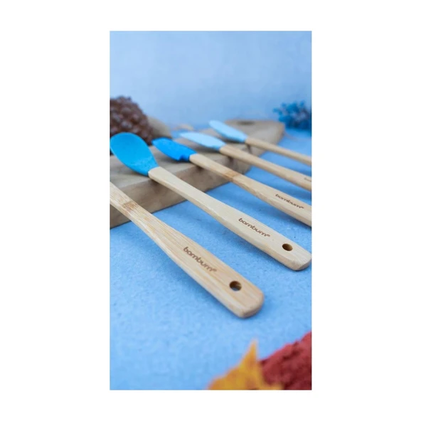 BAMBUM ZOLLY - 5’Lİ SPATULA SETİ MAVİ - 3