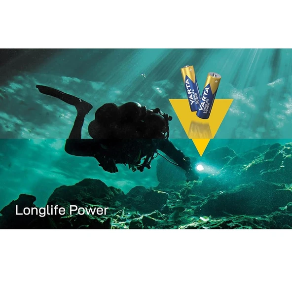 Varta Longlife Power Alkalin Pil Kalın AA 24 lü Pvc Kutu - 3