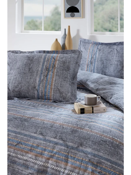 Özdilek Colorado Çift Kişilik Lastikli Fitted Çarşaf Nevresim Takımı 0490 - 3