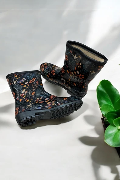 Casso Asla Su Geçirmez Kaymaz Taban İçi Sıcak Polar Yağmur Kar Çizmesi - 6