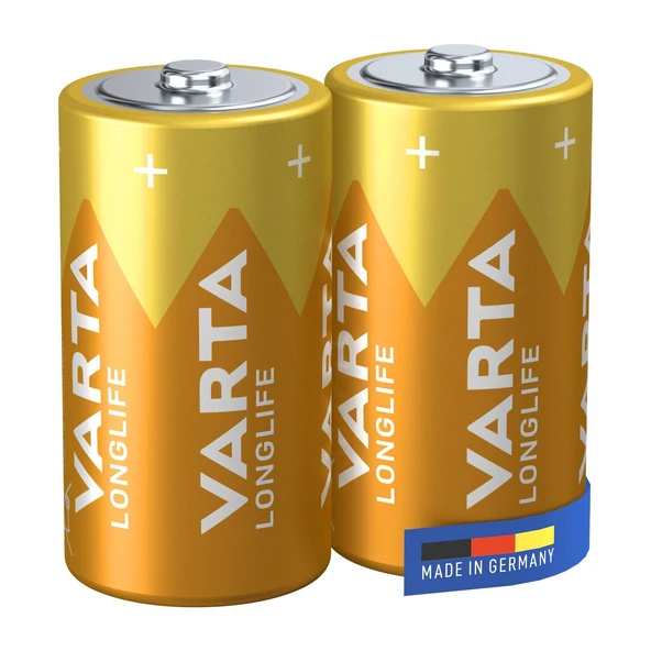 Varta 4114 Longlife Alkalin C Boy 2li Orta Boy Pil - 4
