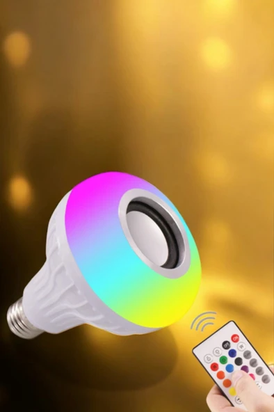 Lamba Led Hoparlör Dayanıklı ve Uzun Ömürlü Bluetooth Hoparlör - 2