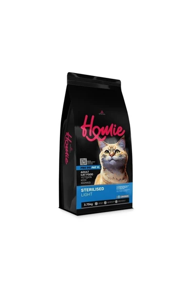 Homie Düşük Tahıllı Kısırlaştırılmış Light Yetişkin Kedi Maması 3.75 Kg
