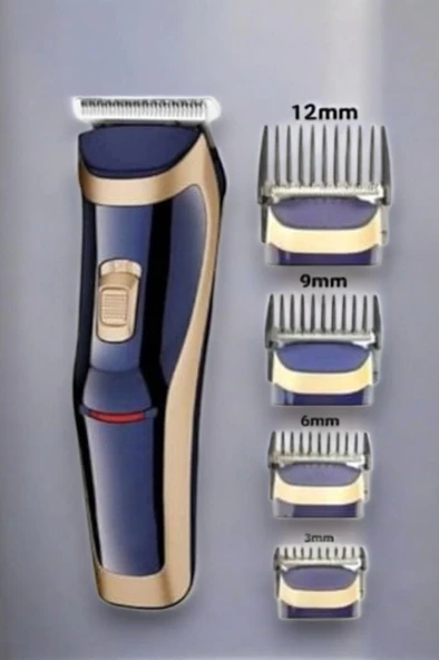 Profesyonel Şarjlı Saç ve Sakal Traş Makinesi Kolay Kullanım - Resim 5