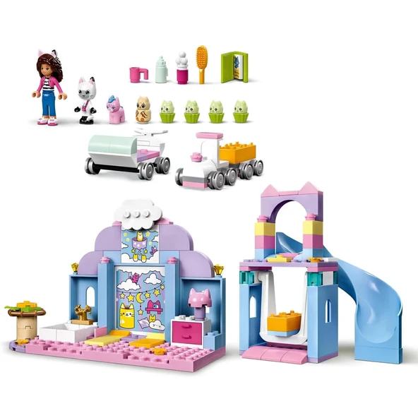 Nessiworld LEGO Gabby’s Dollhouse Gabby’nin Kedicik Bakım Odası 10796 - Resim 7