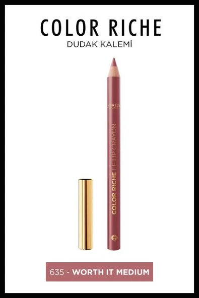 L'Oréal Paris Color Riche Dudak Kalemi - 635 Worth It Medium - 2