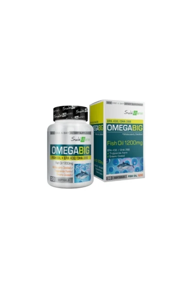 SUDA VİTAMİN OMEGABIG 1200 MG 30 KAPSÜL