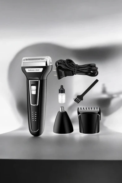 3 Başlıklı Profesyonel Tıraş Makinesi - Resim 5