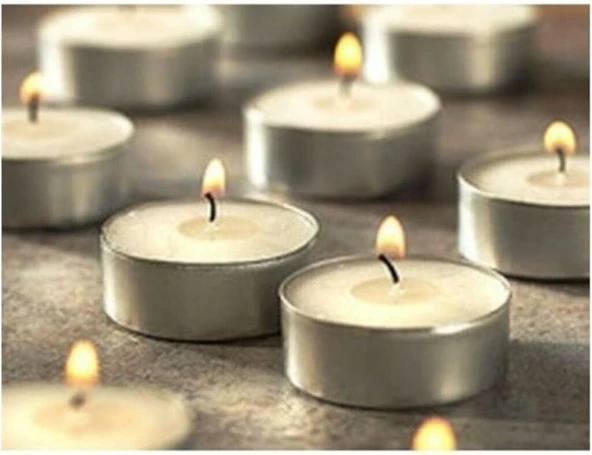 Tealight Beyaz Mum 1.000 Adet - 2