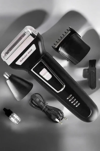 3 Başlıklı Profesyonel Tıraş Makinesi - Resim 4